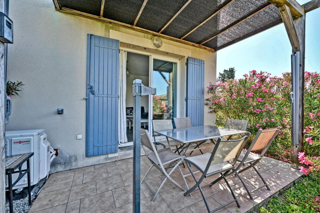 Le Petit Bonheur - Place Parking Privee - Clim - Terrasse - Piscine Partagee - Proche Parc Spirou Saint-Saturnin-lès-Avignon المظهر الخارجي الصورة
